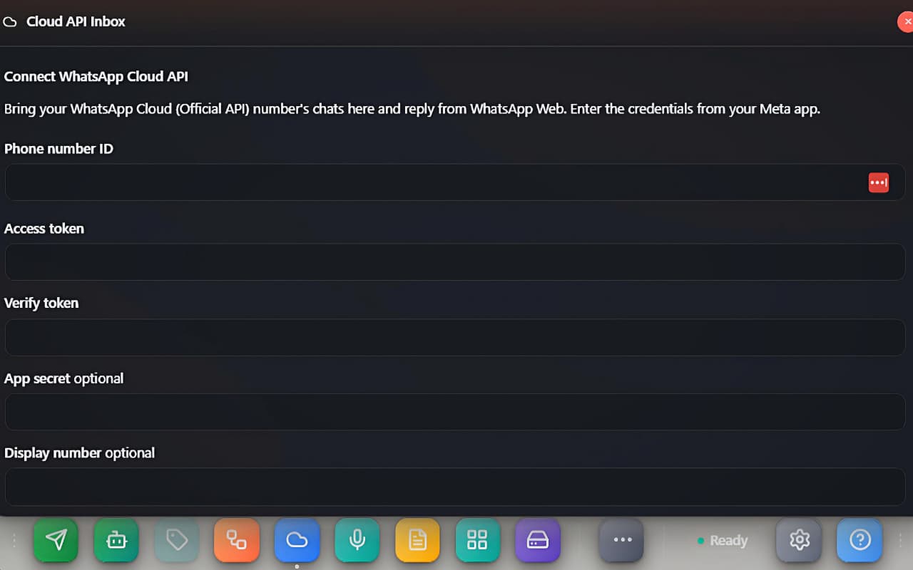 Official API Inbox
